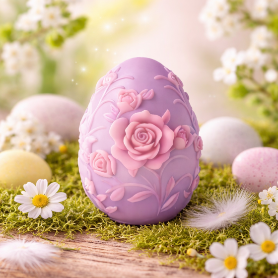 Silikonski kalup za svijeće - jaje 